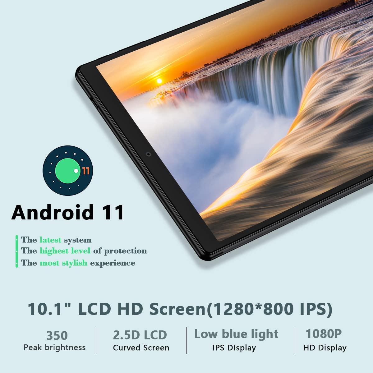 Android 11 Tablet 10 inch Tablet with Keyboard and Mouse Support