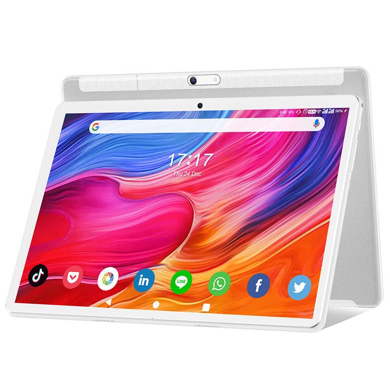 Tablet 10.1 inch Android 11 Tablet Octa-Core with 64GB Storage, Dual 13MP+5MP Camera, WiFi, Bluetooth, GPS